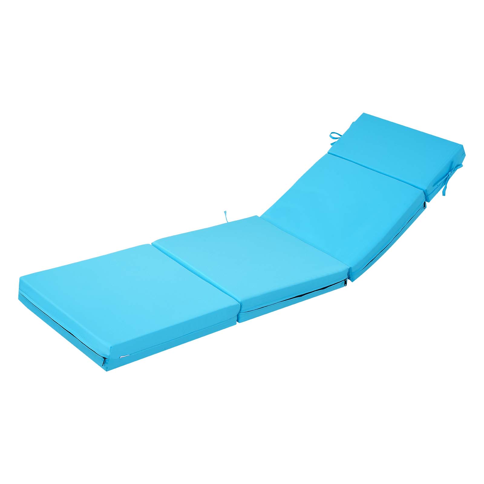 Set Of 2 Waterproof Outdoor Chaise Lounge Cushions Thick_voghion.com